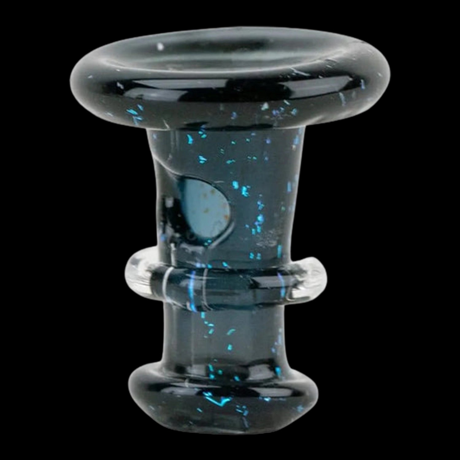 Empire Glassworks PuffCo 'New Peak' & Proxy Glass Joystick Cap - Nebula Black