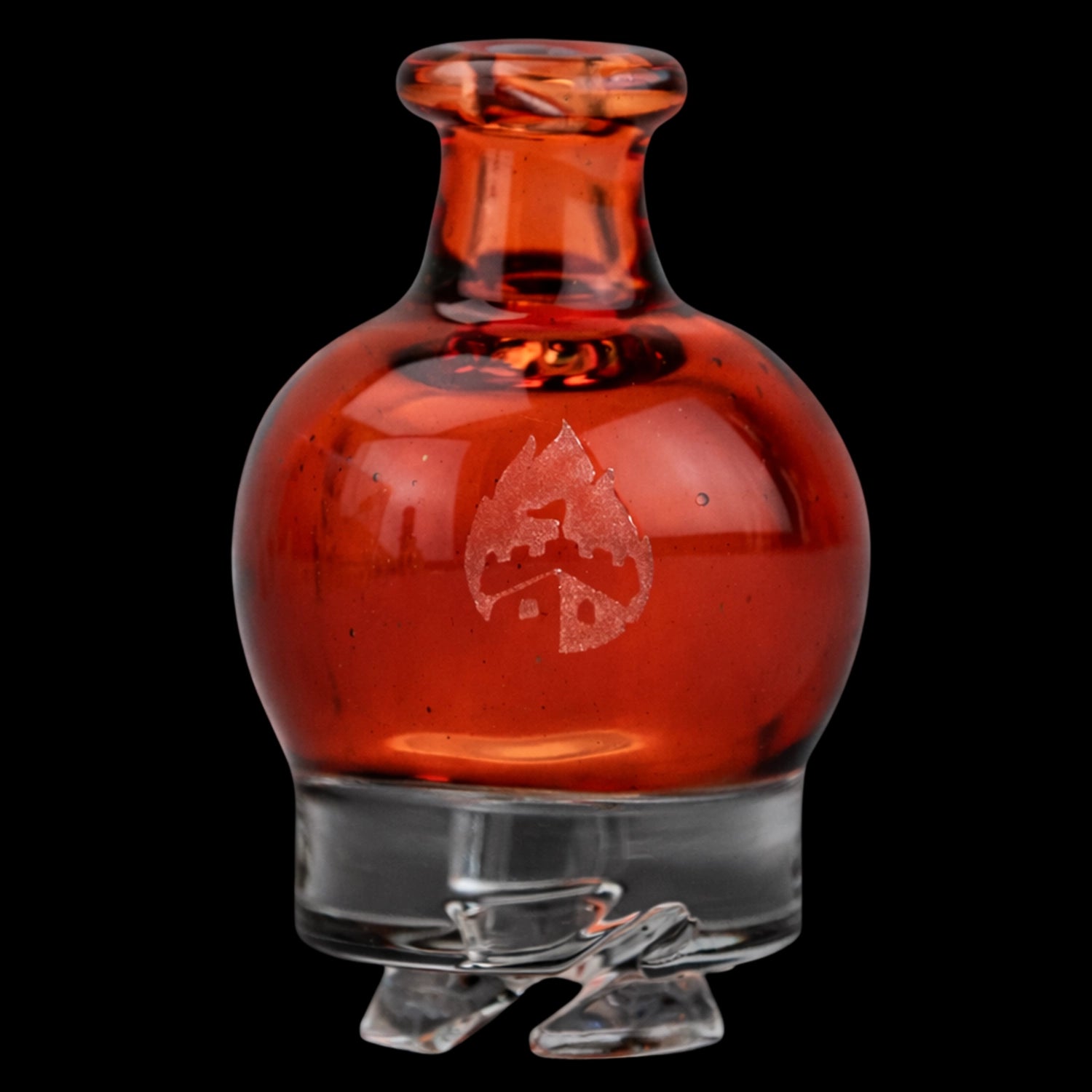 Empire Glassworks Puffco Pivot Glass Mouthpiece - Transparent Red