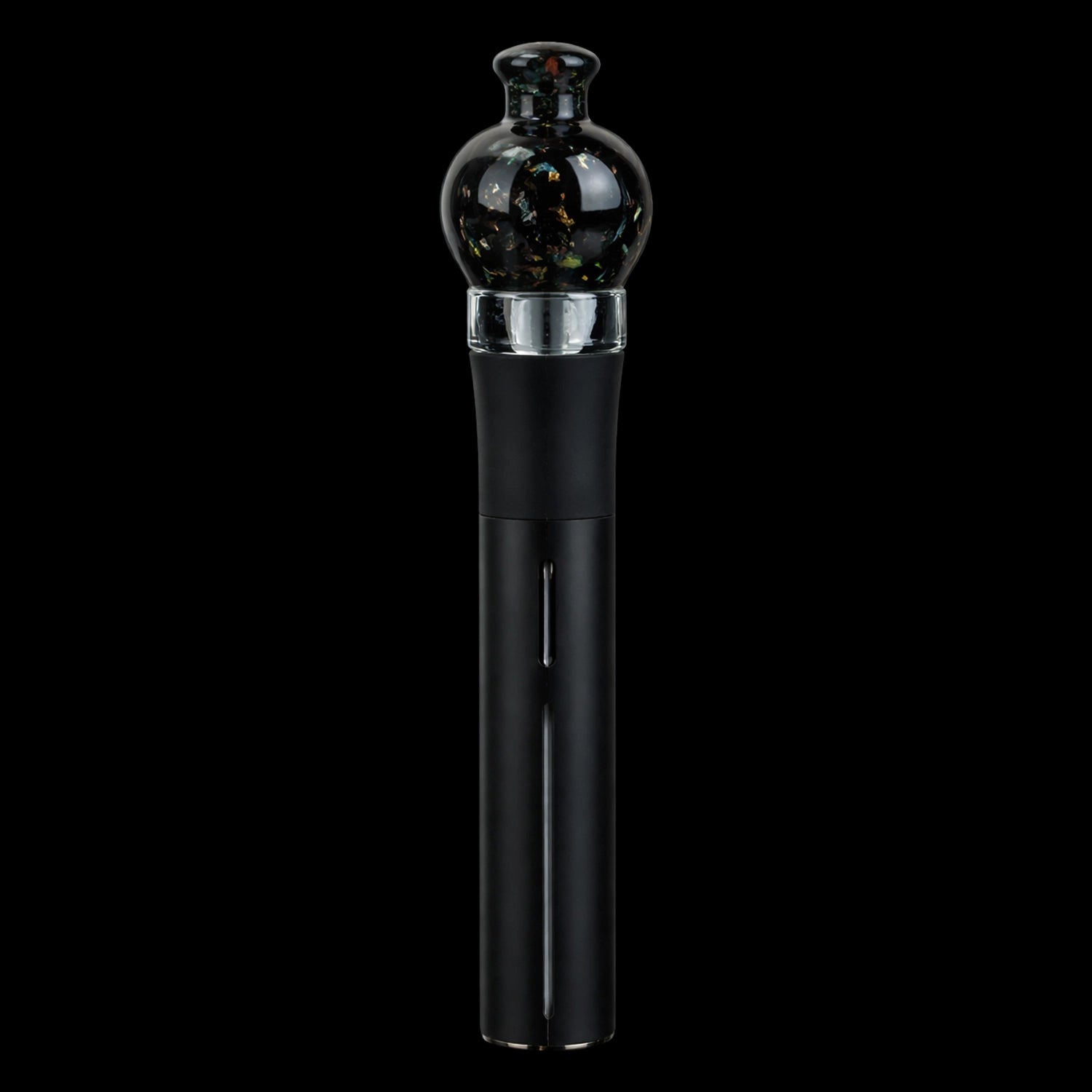 Empire Glassworks Puffco Pivot Glass Mouthpiece - Black Nebula