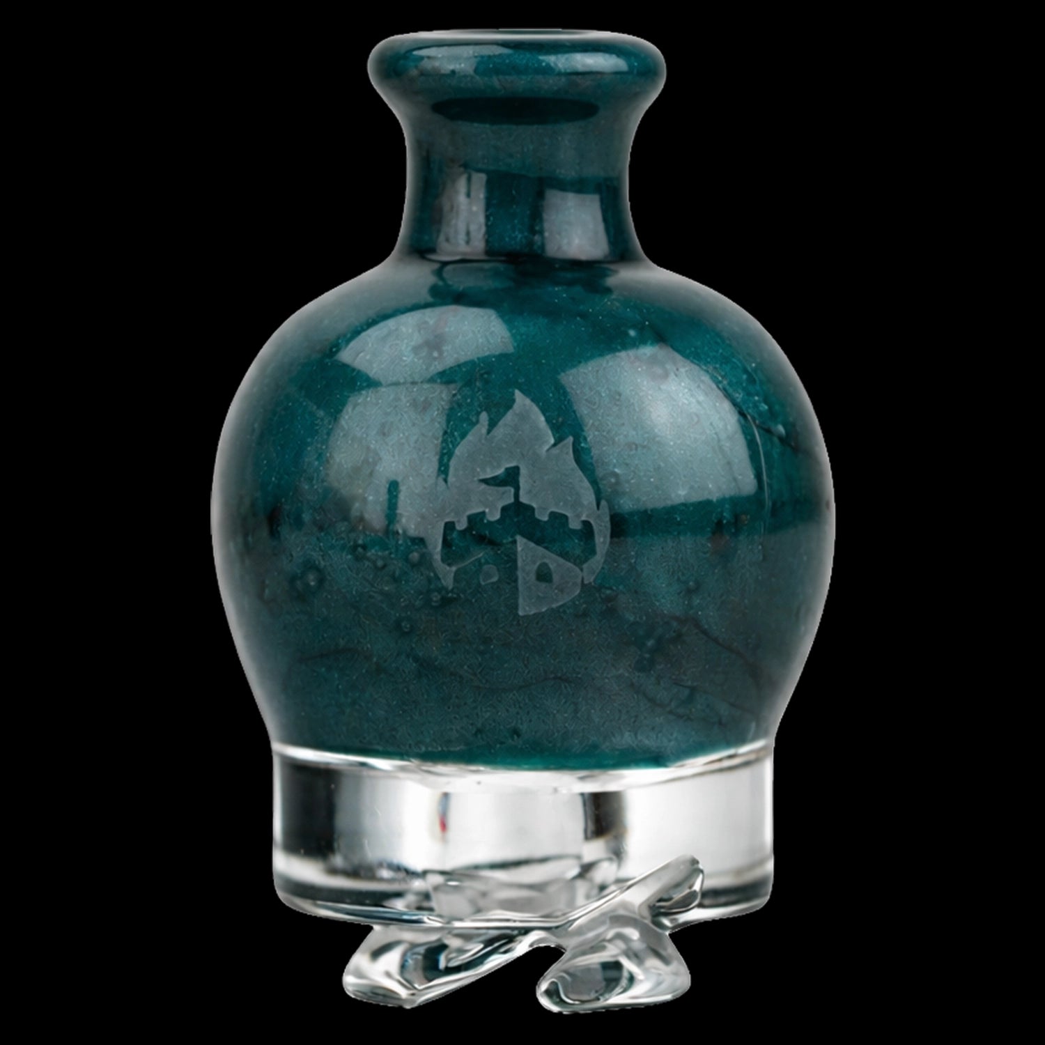 Empire Glassworks Puffco Pivot Glass Mouthpiece - Blue Lagoon