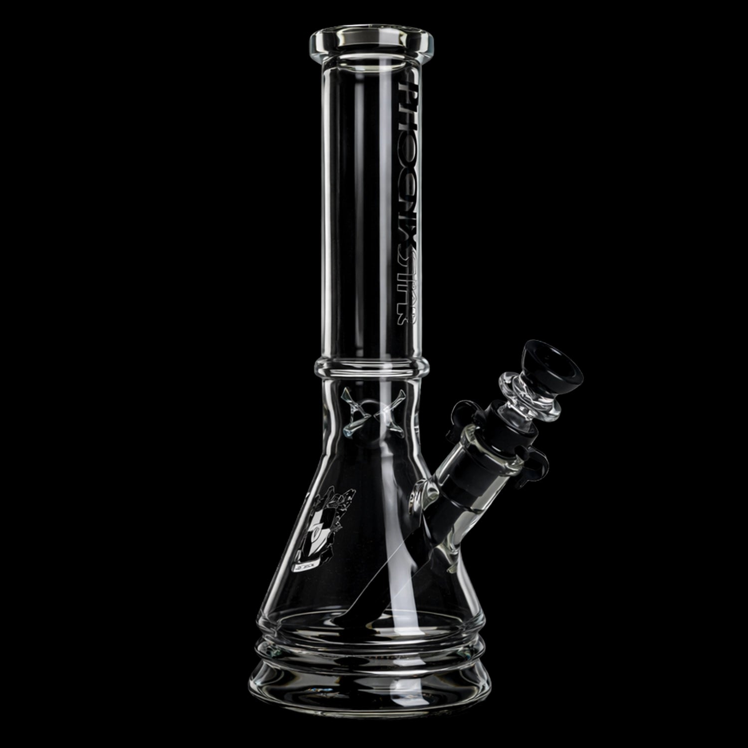 Green Flower Phoenix Star New Design Beaker Bong 10 Inches