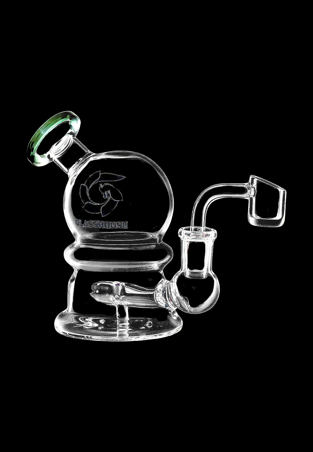 Glass House Bubble Dab Rig