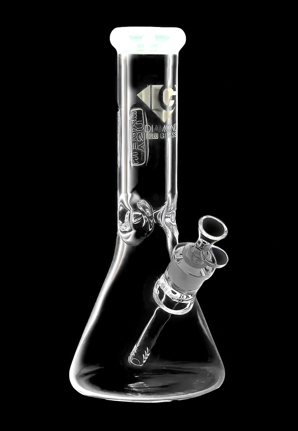 Diamond Glass American Made Beaker Bong
