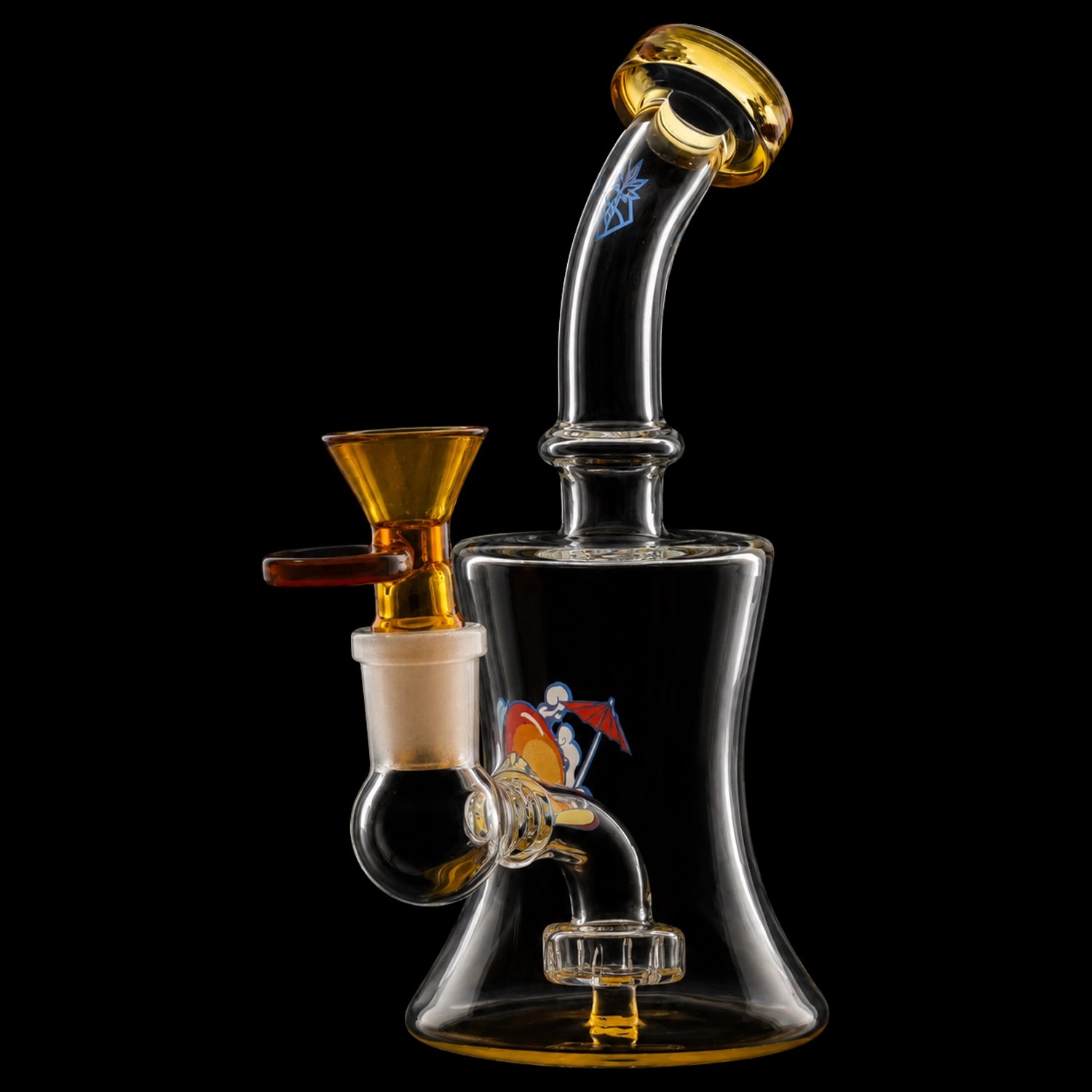 Cabana Cannabis Co. Ahoy Dab Rig Yellow - 6in
