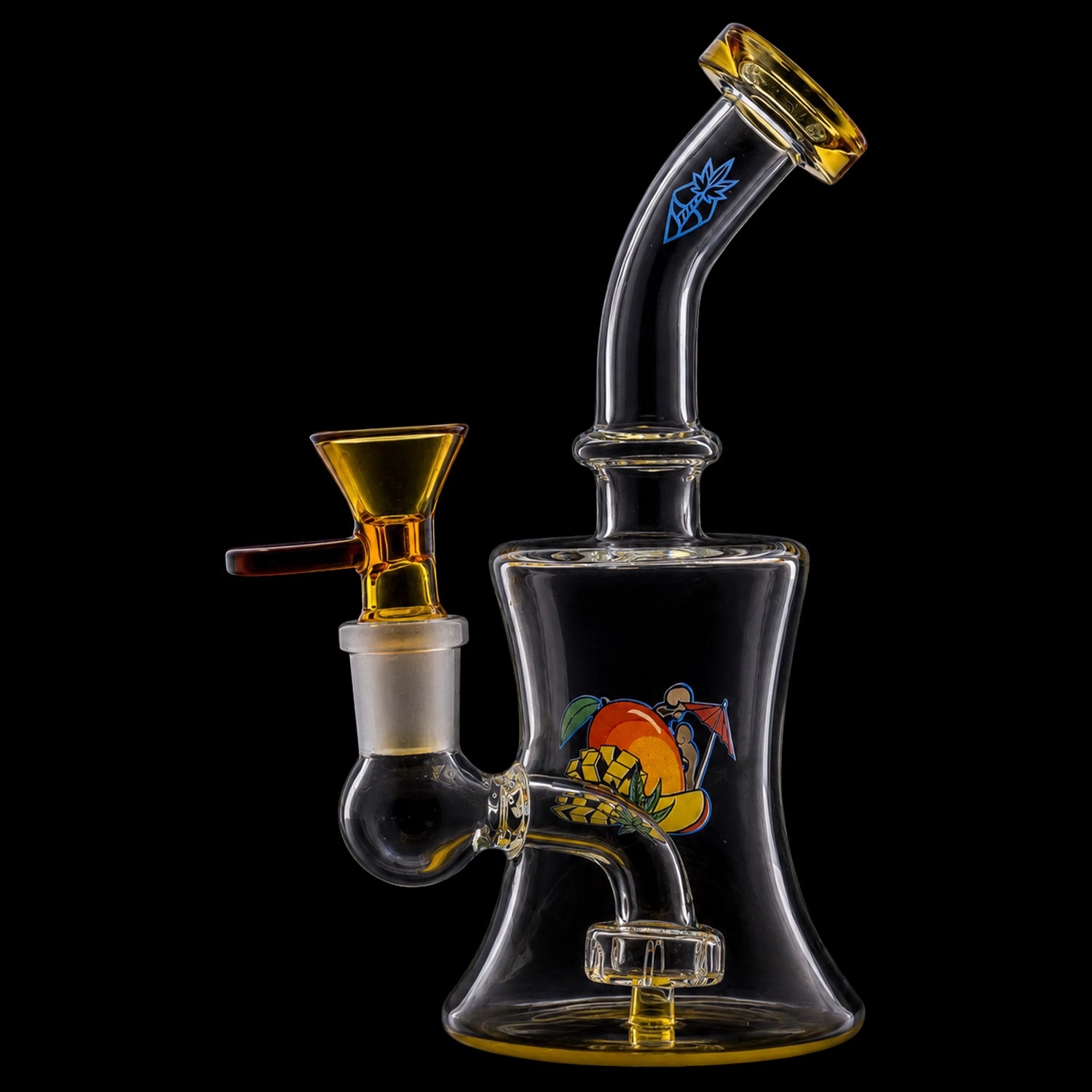 Cabana Cannabis Co. Ahoy Dab Rig Yellow - 6in