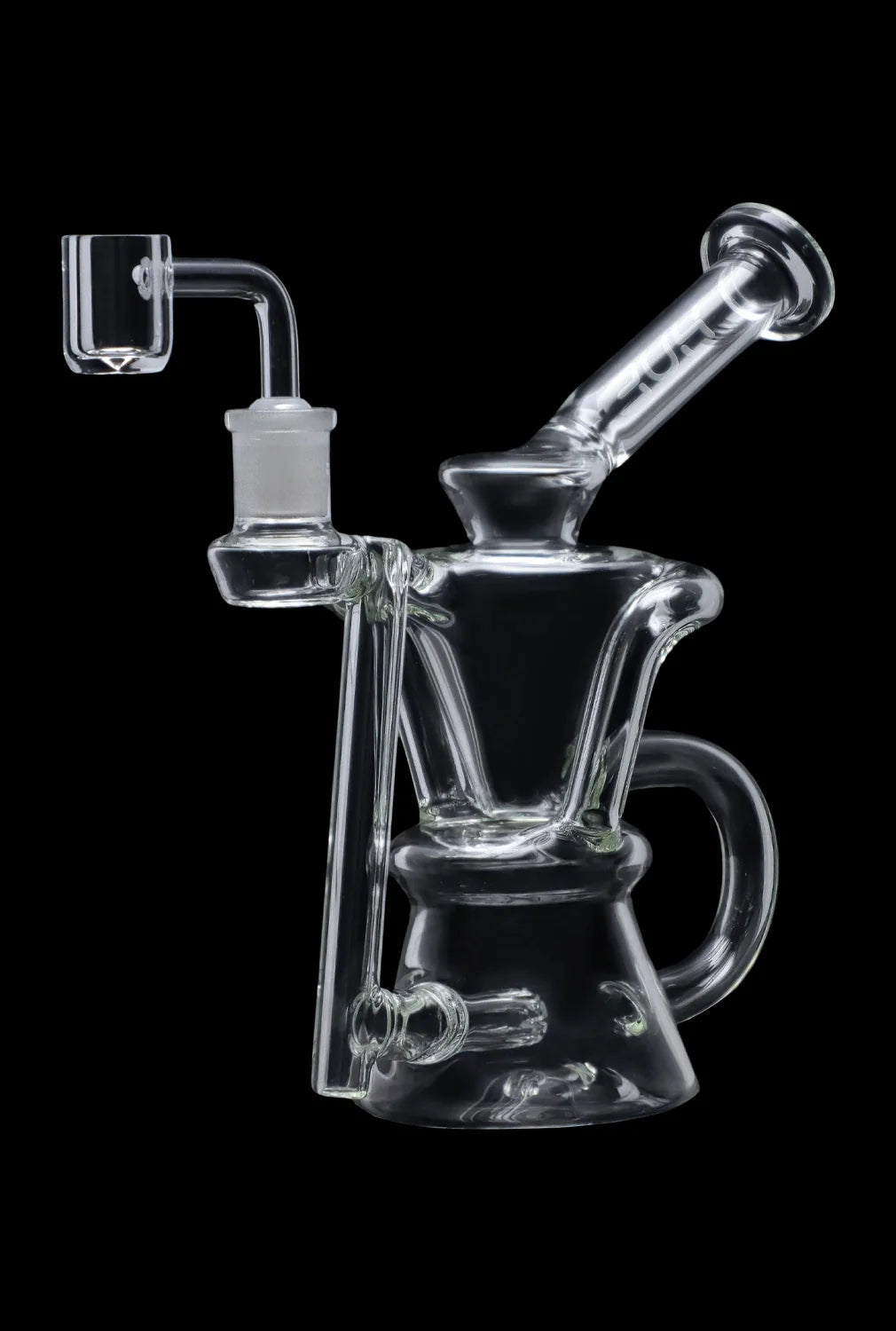 Hue - Hourglass Dab Rig Clear - 7.5"