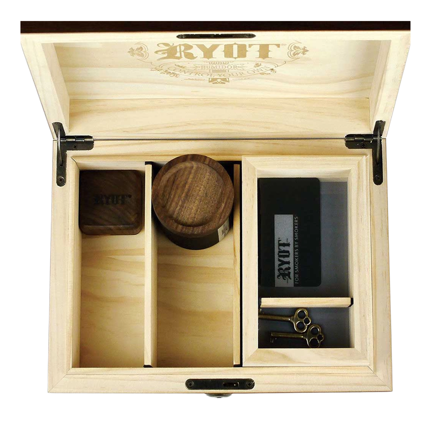 RYOT Humidor Walnut Combo Box (8X11)
