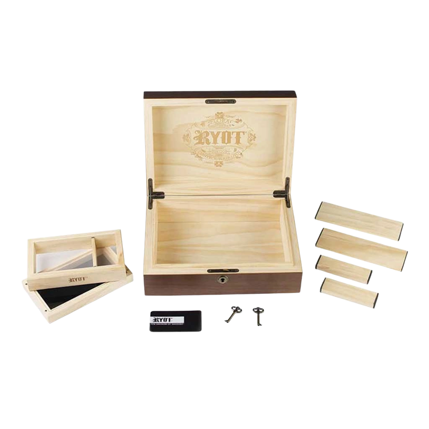 RYOT Humidor Walnut Combo Box (8X11)