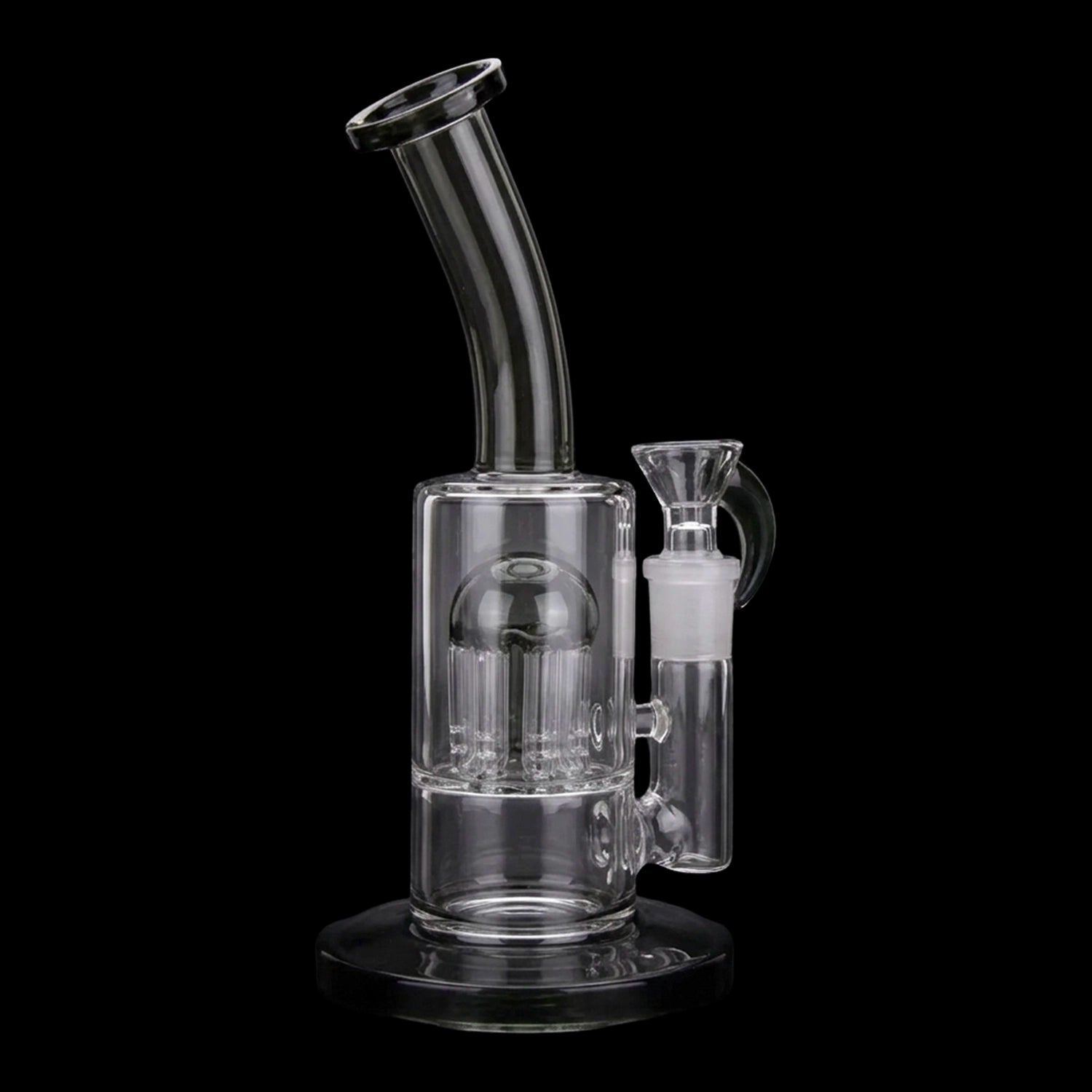 Smoke Cartel Bent Neck Color Tree Perc Bong - 8 in.