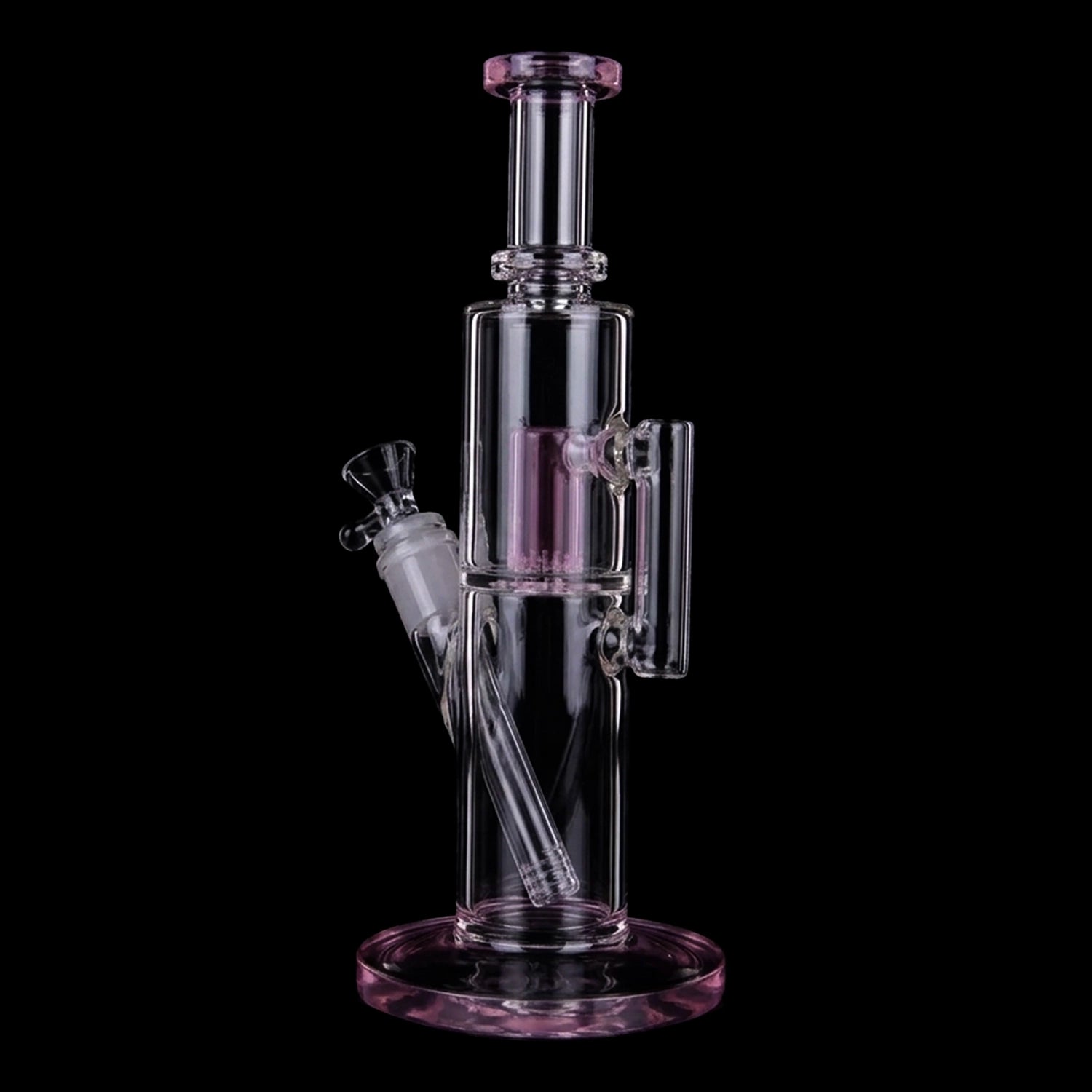Smoke Cartel Straight Tube with Perc & Handle Bong - 11 in.