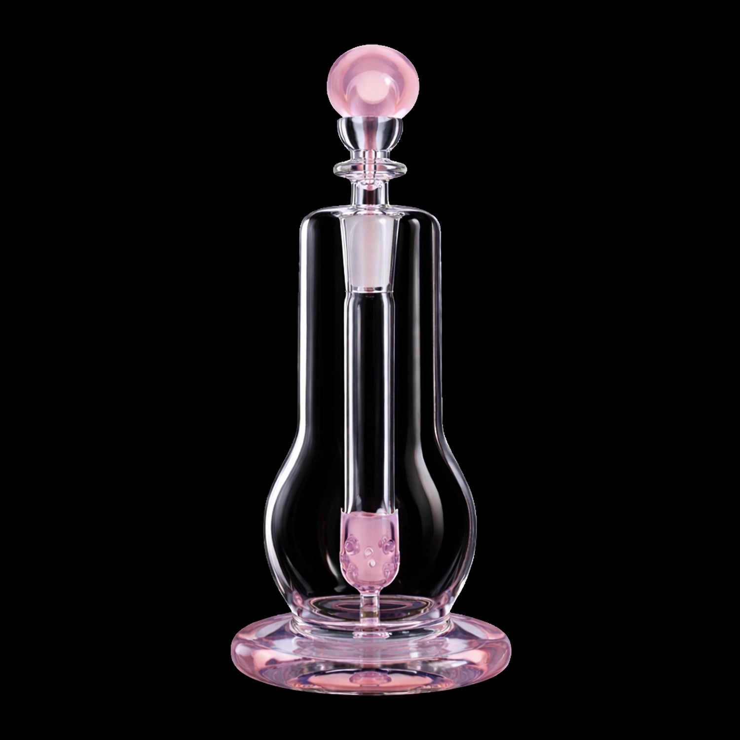 Smoke Cartel Curvy Diffused Bubbler Bong - 8 in.
