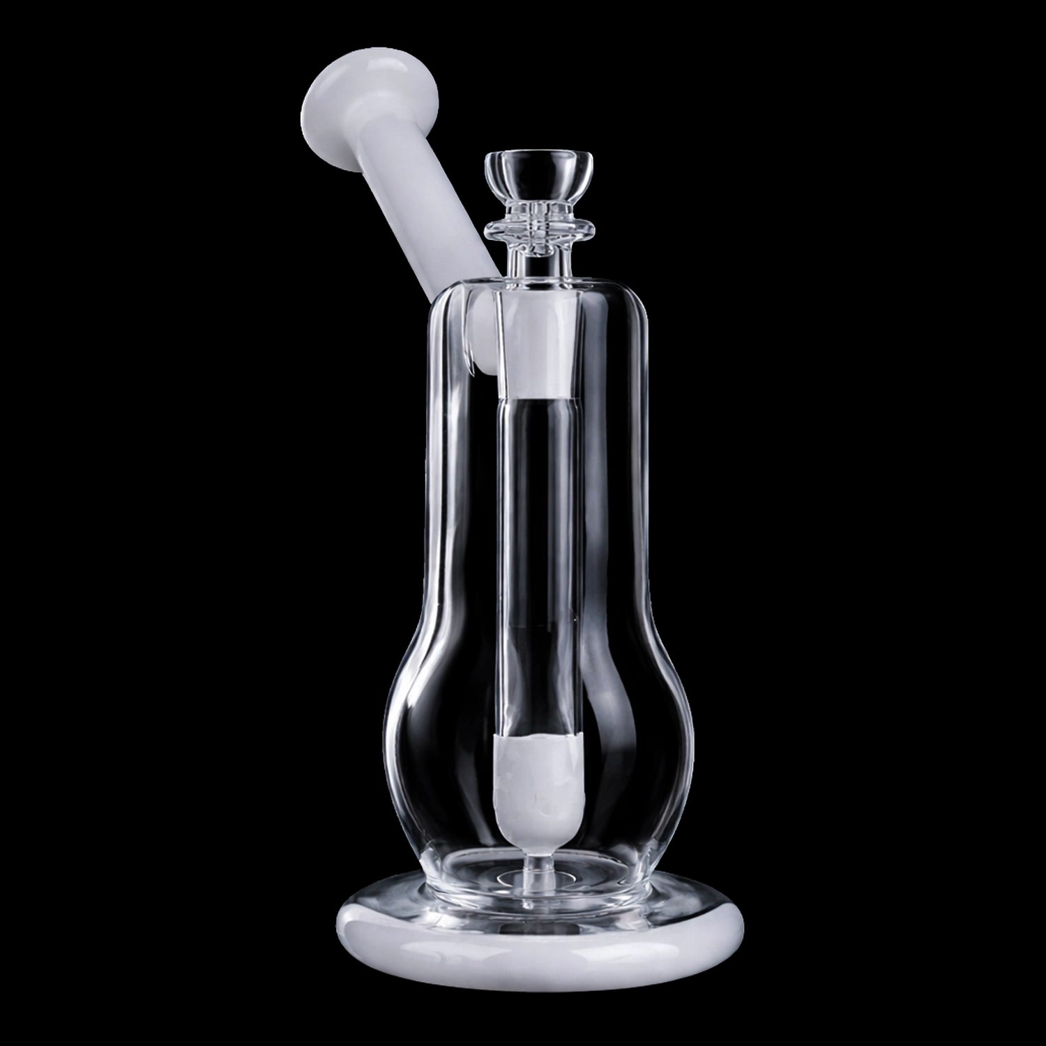 Smoke Cartel Curvy Diffused Bubbler Bong - 8 in.