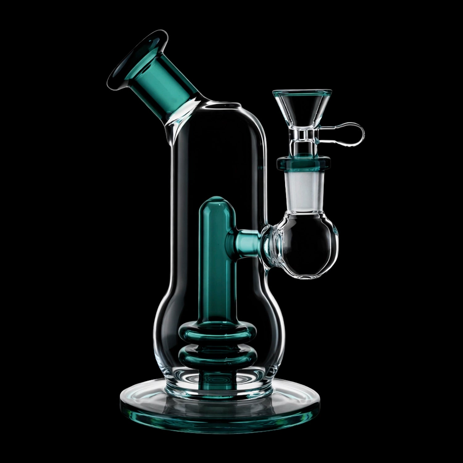 Smoke Cartel Curvy Double-Up Bubbler Bong - 6 in.