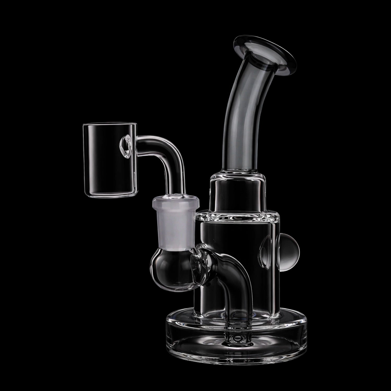Smoke Cartel Colored Accents Dual-Use Mini Bong - 5.5 in.