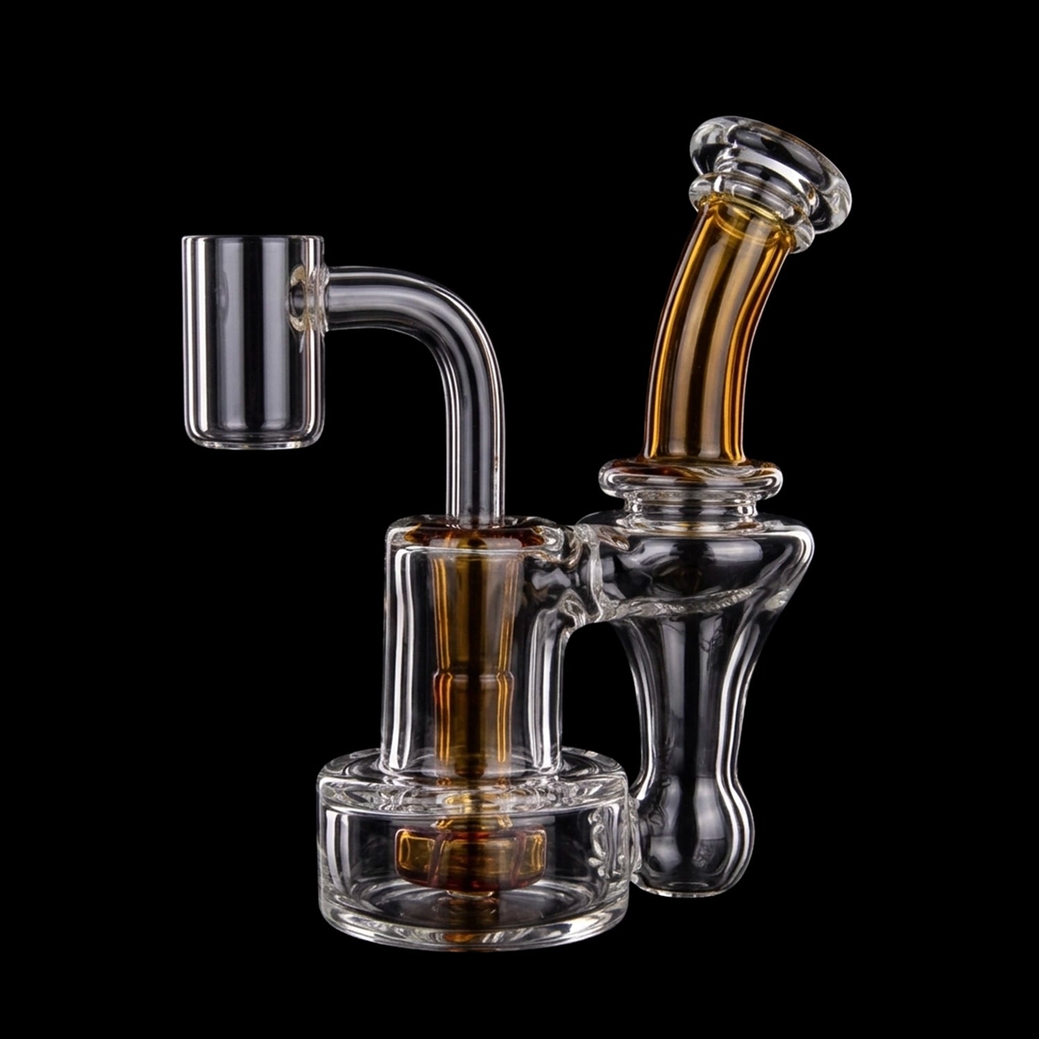 Smoke Cartel Mini Showerhead Dual - Use Bong - 4.8 in.