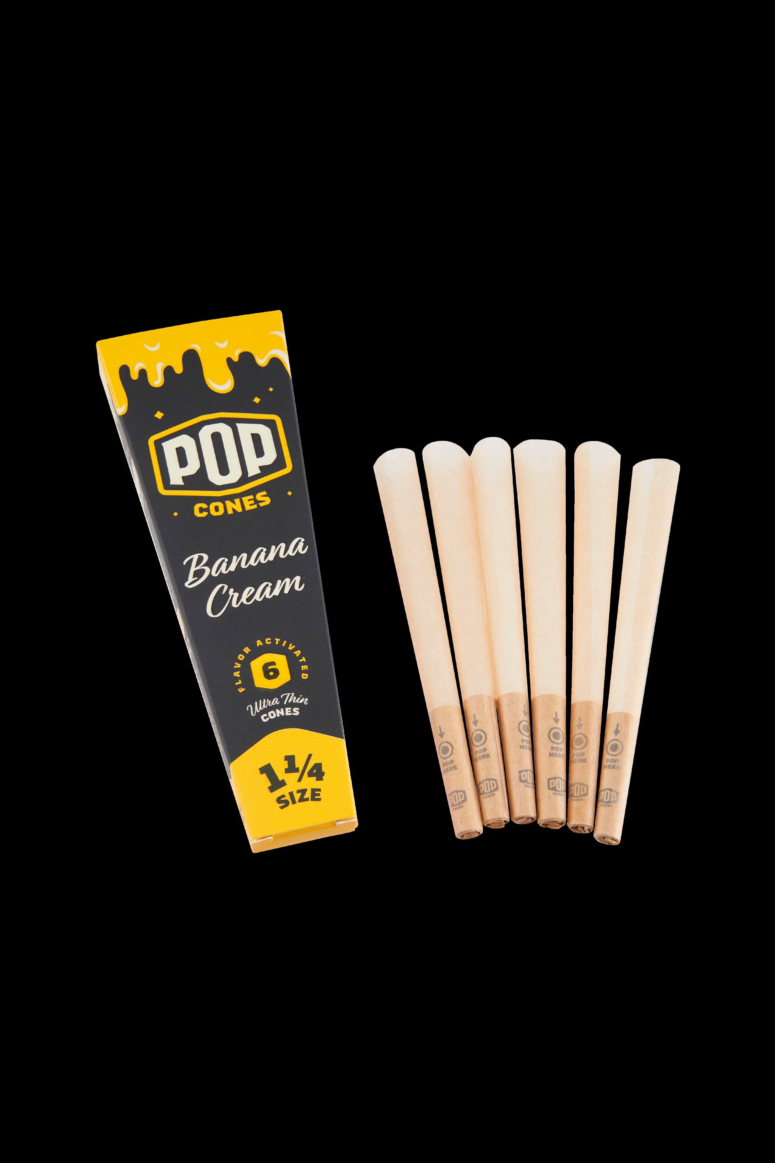 Pop Cones 1¼ Size Pre-Rolled Cones with Flavor Tip - Mixed 24 Pack