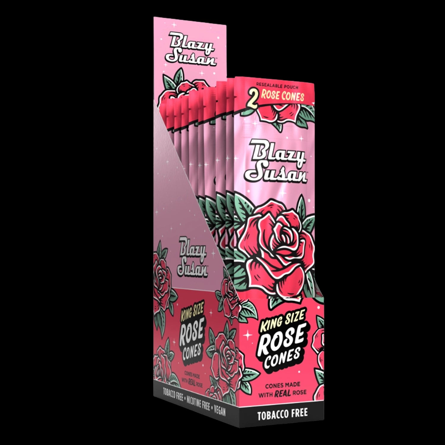 Blazy Susan Rose Cones - Display Box