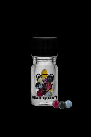 Bear Quartz Terp Pearls in Iso Jar - Bear Quartz Terp Pearls in Iso Jar
