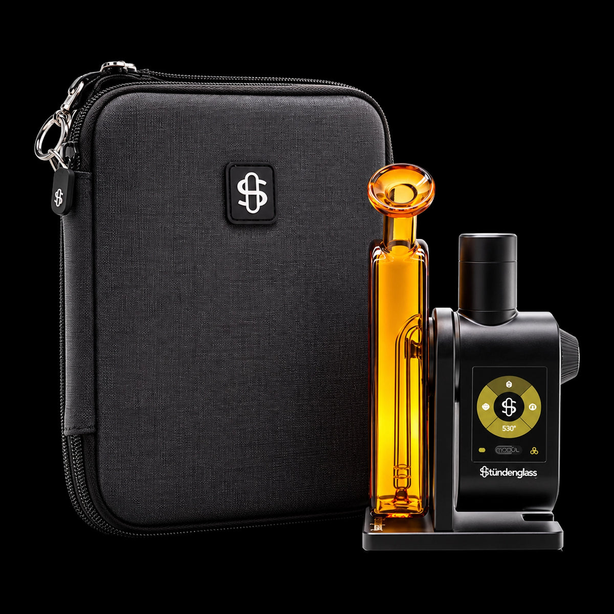 Stündenglass Modül + Dok Deluxe Travel Set - Amber Glass