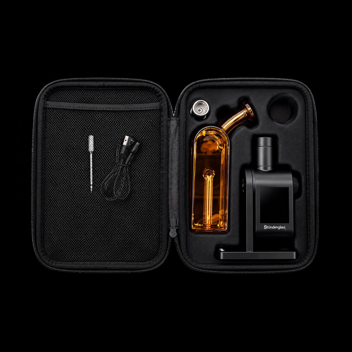 Stündenglass Modül + Dok Deluxe Travel Set - Amber Glass