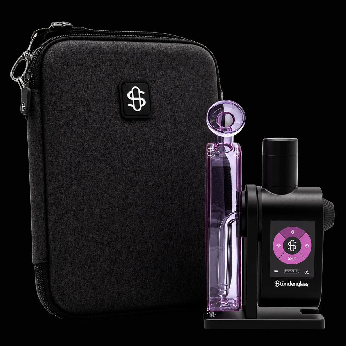 Stündenglass Modül + Dok Deluxe Travel Set - Purple Glass