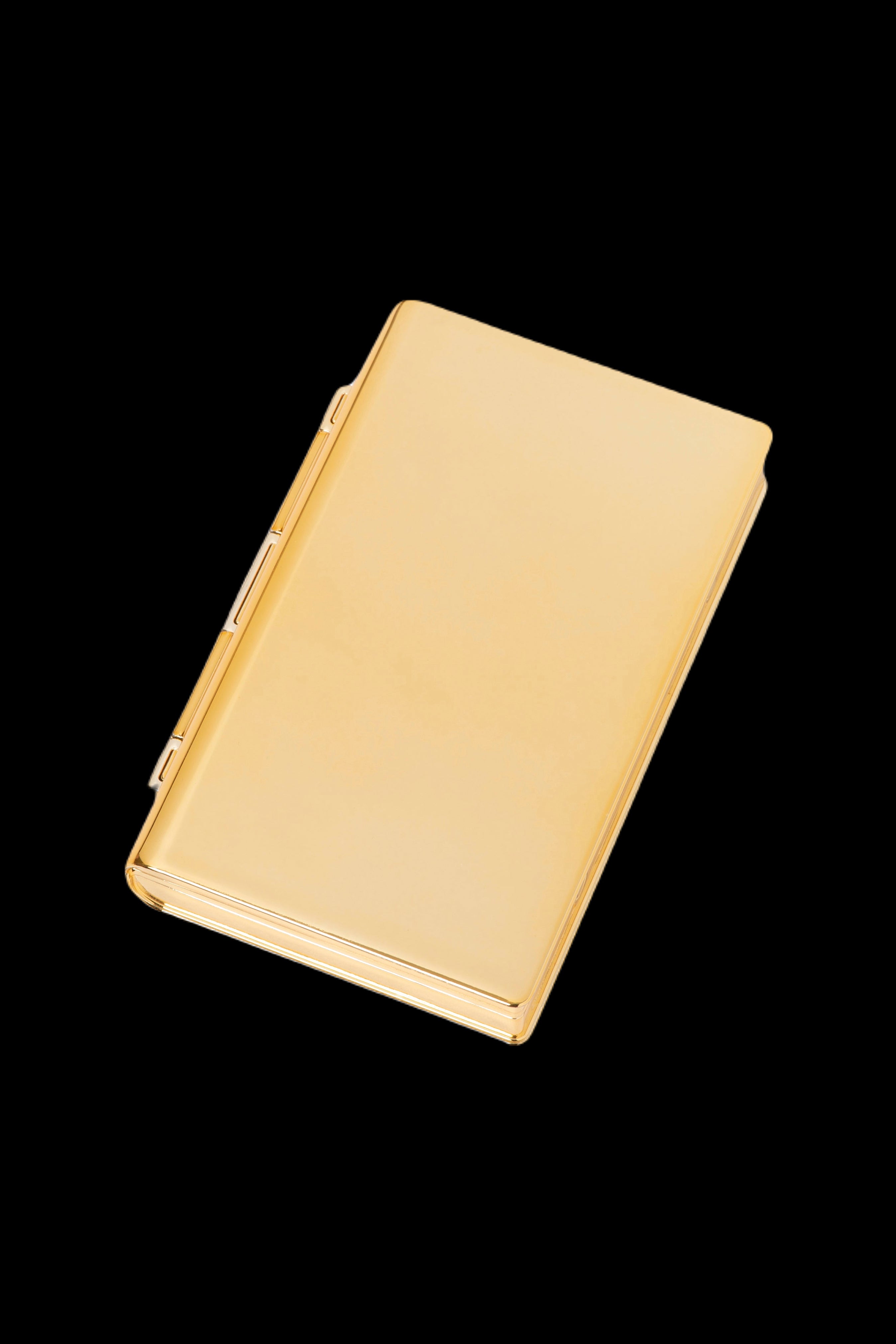 Gold cannabis rolling case.