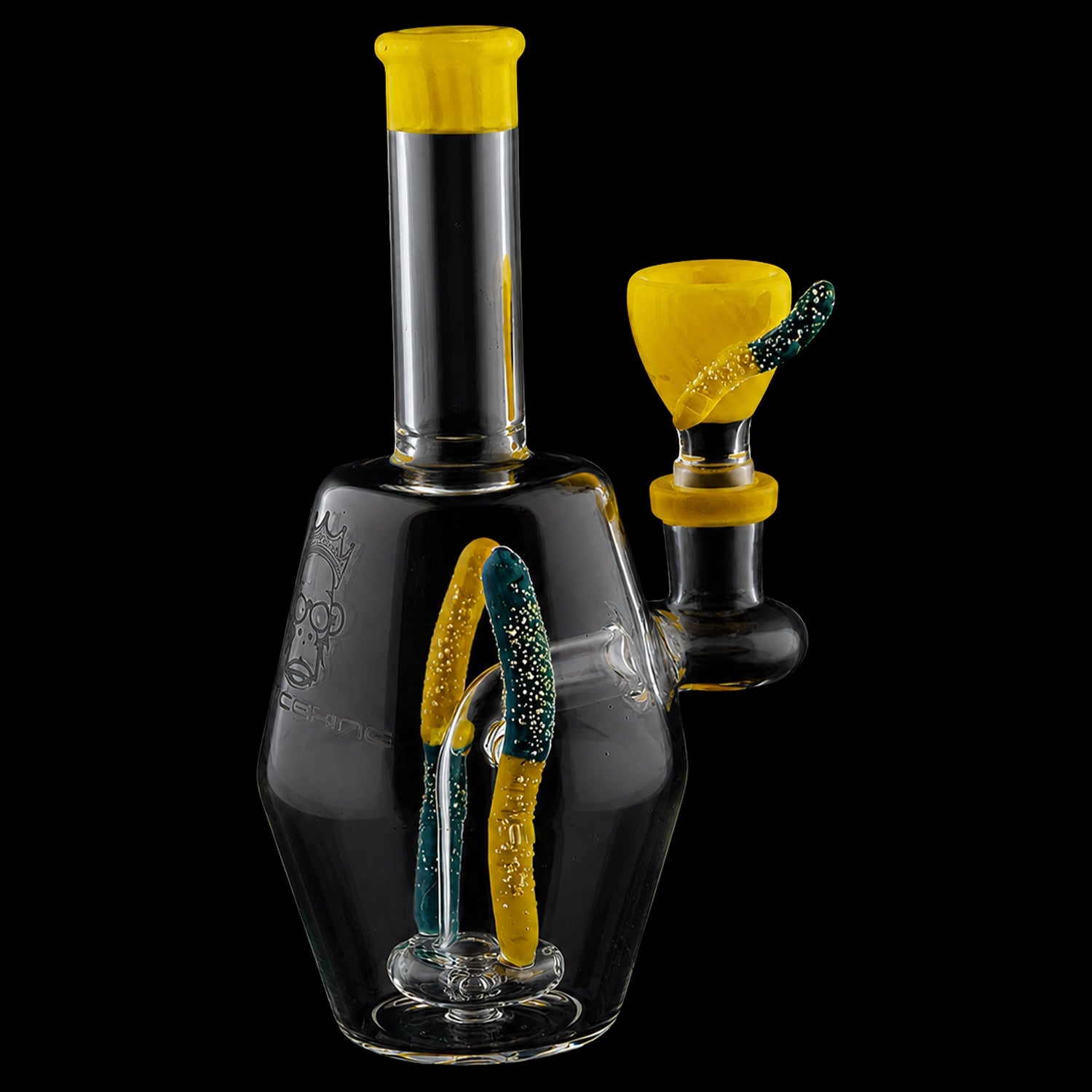 BDD Wholesale Space King Gummy Worms Water Pipe
