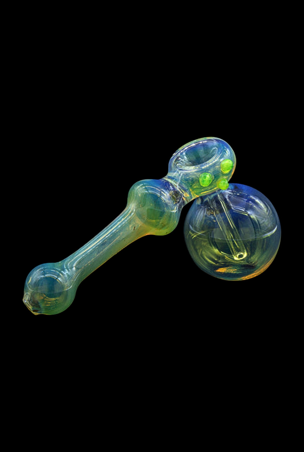 LA Pipes Fumed Bubbler Pipe - The Silver Hammer