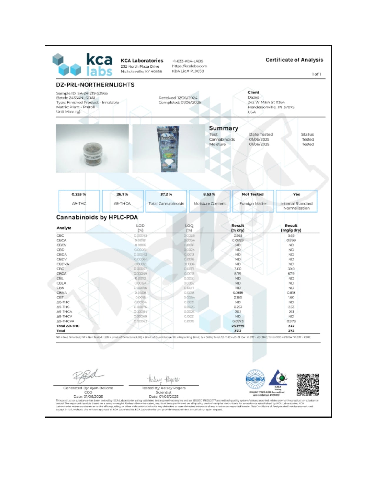 Dazed Icewalkerz THCA Pre-Rolls - .75g / 1pc / Assorted Strains - 25CT JAR