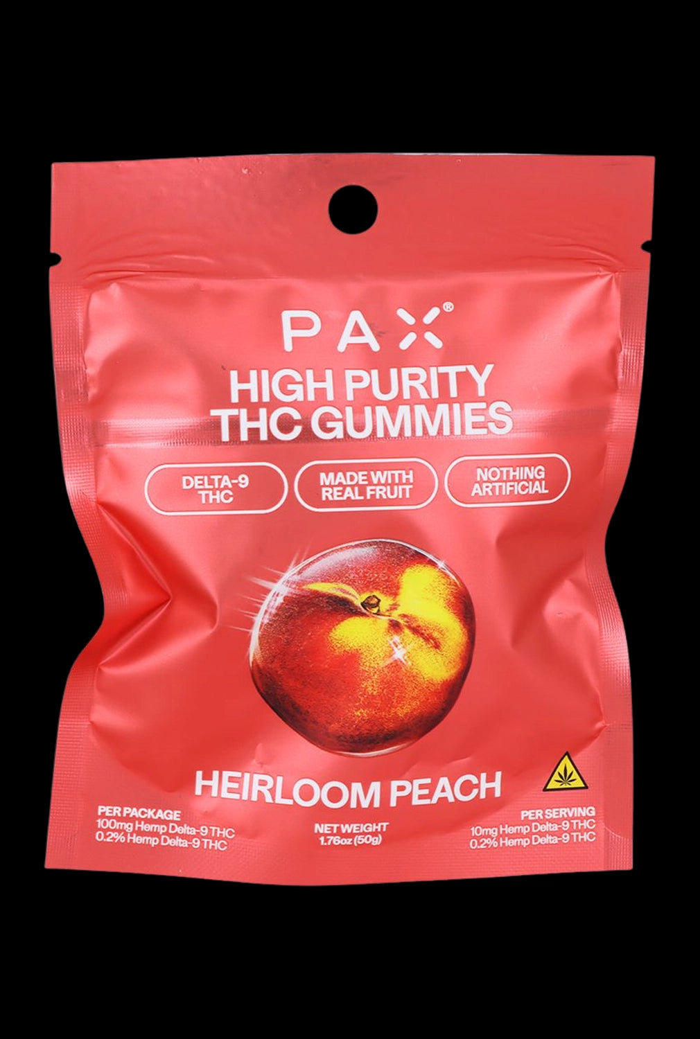 PAX High Purity D9 THC Gummies | 100mg | 10pc Pack