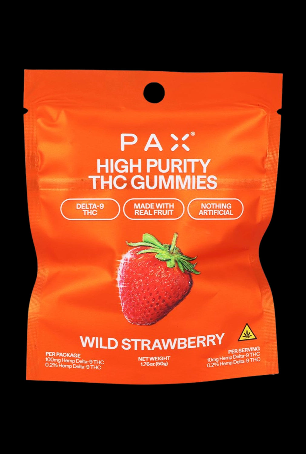 PAX High Purity D9 THC Gummies | 100mg | 10pc Pack