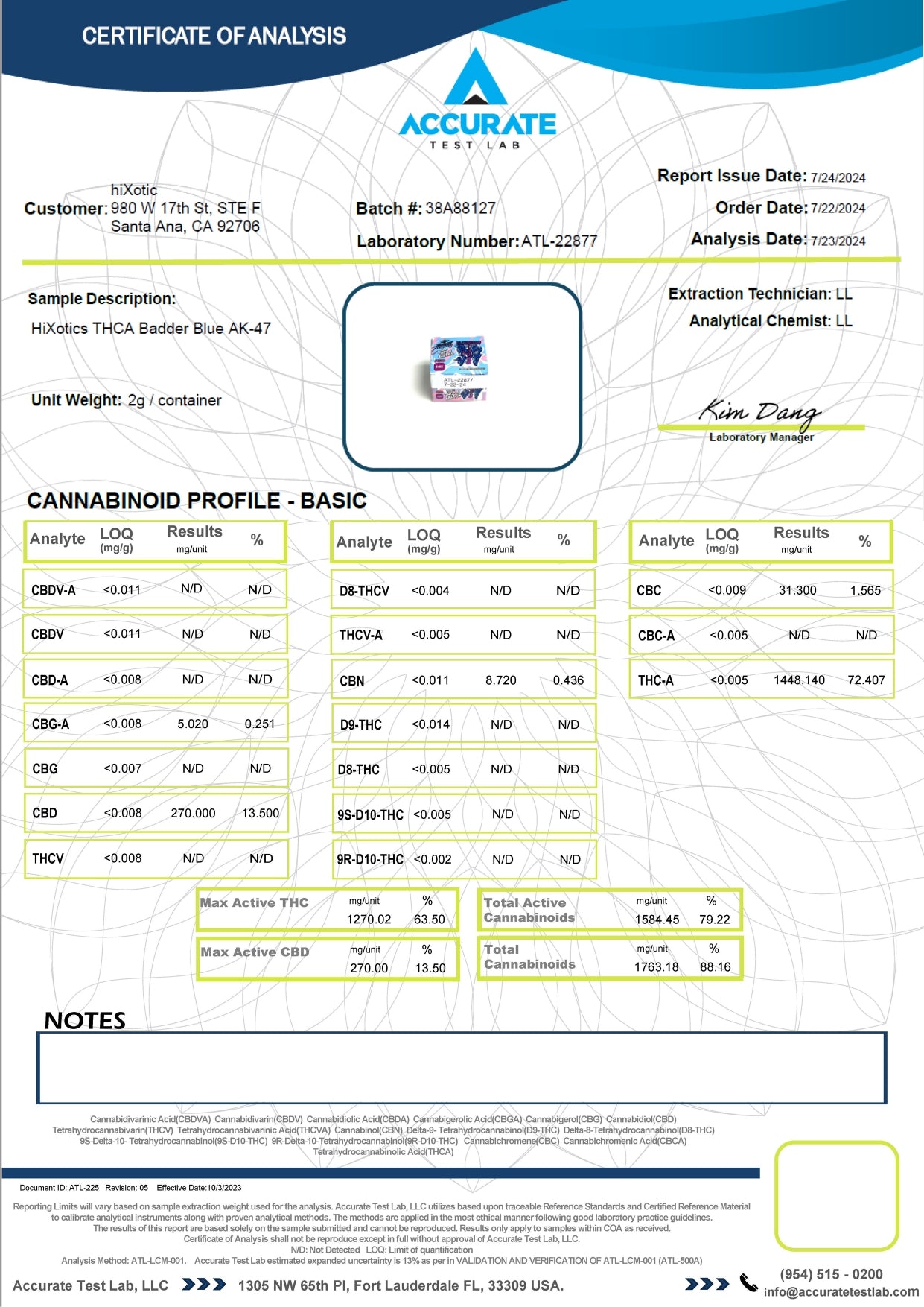 HiXotic Trap'd Out Jeffery Pure THCA Badder | 2.2g | 12ct Display
