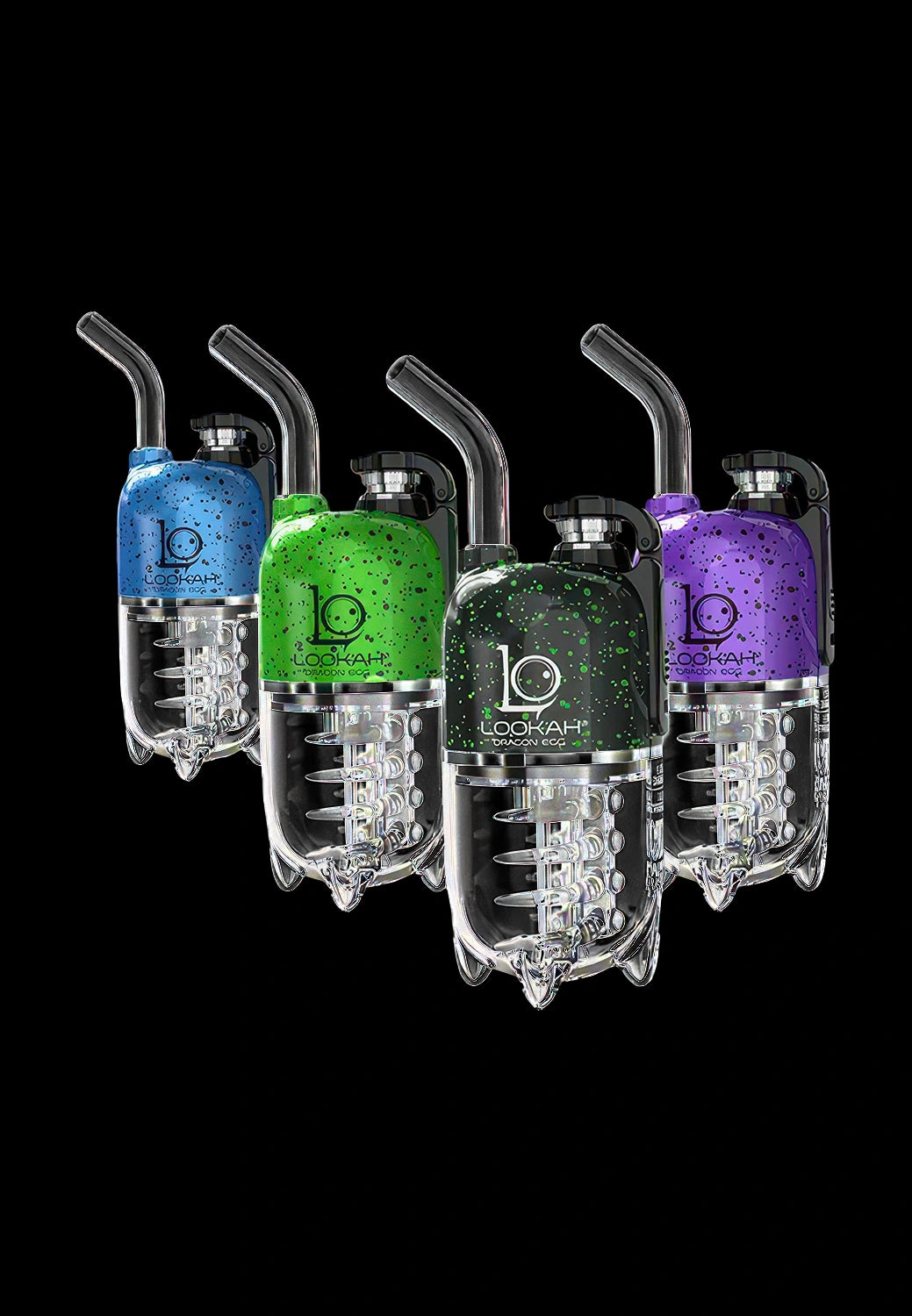 Lookah Dragon Egg eRig Bubbler | Spatter Edition