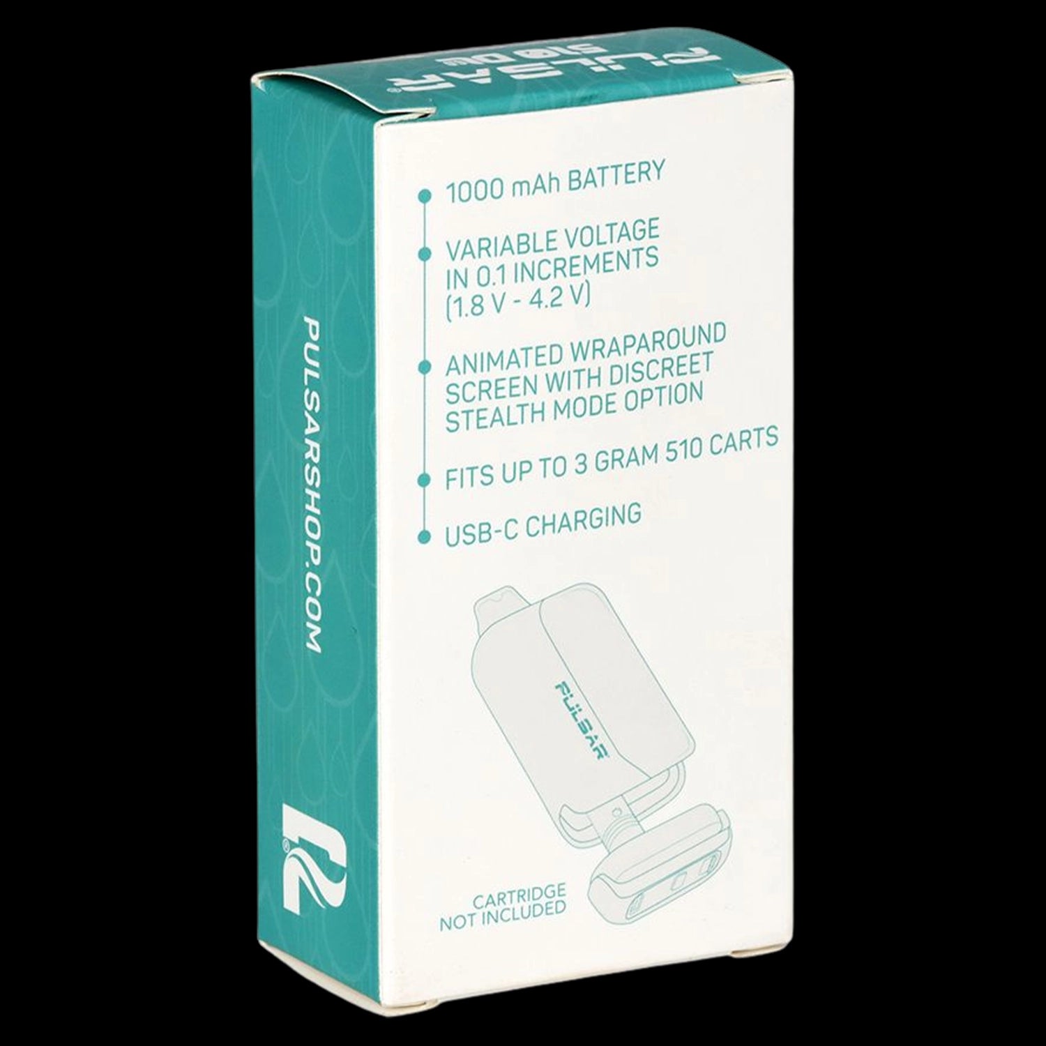 Pulsar 510 DL 6.0 Precision Voltage Control LCD Screen Vape Bar | Crackle Series | 1000mAh