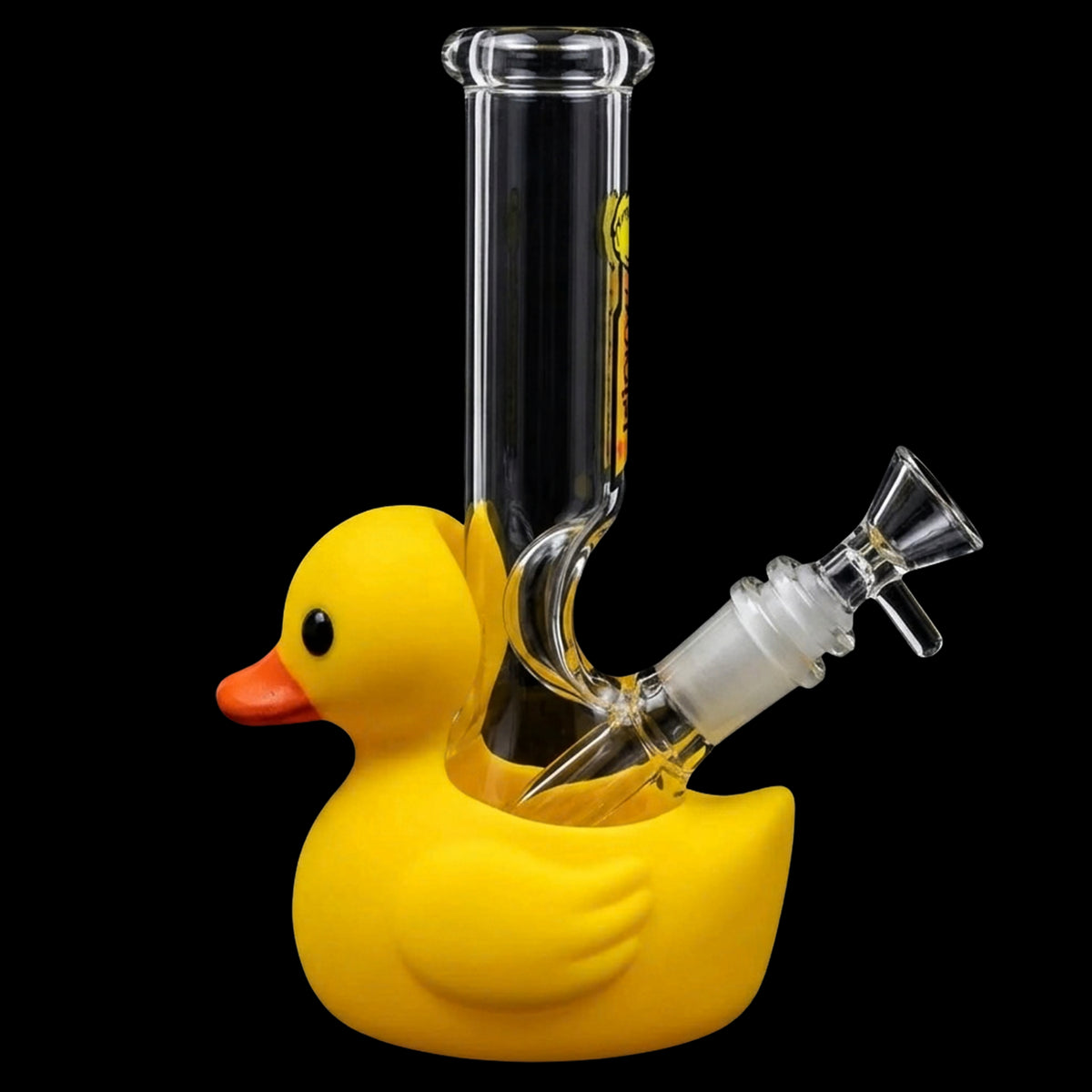 Rock Glass SunnyQuack – Yellow Duck-Shaped Glass Bong