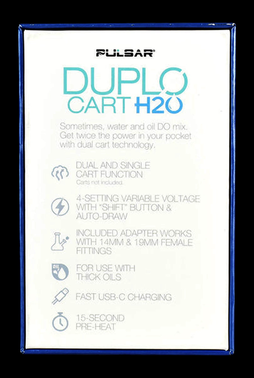 Pulsar DuploCart H2O Vaporizer with Bong Adapter