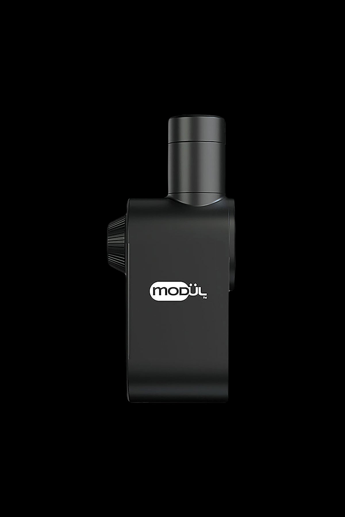Black Modü cannabis vaporizer pen with branding.