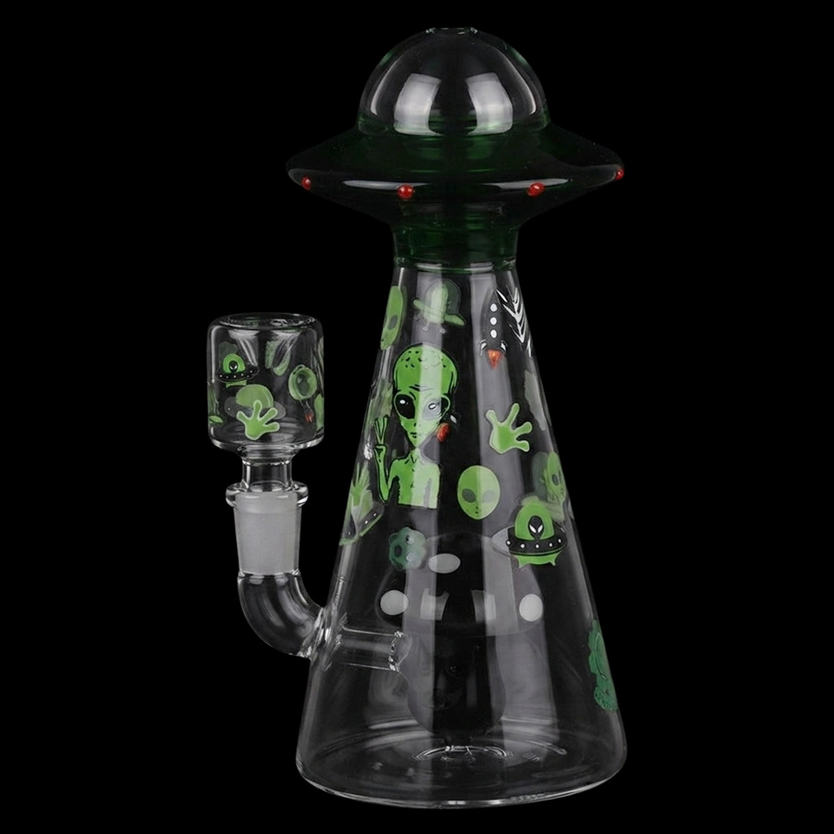 SeshGear Interstellar Trip Glass Bong - 7.25" / 14mm F