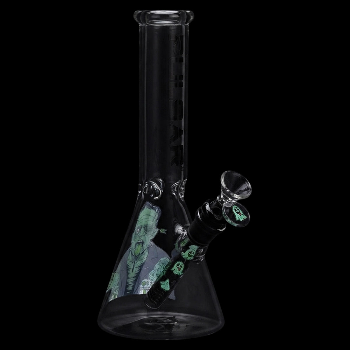 Pulsar FrankenGhoul Beaker Glass Bong - 9.75" / 14mm F