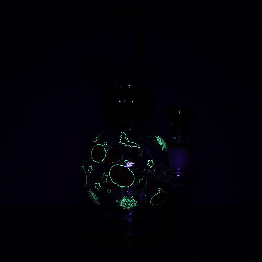 Pulsar Crazy Pumpkins Glass Bong 7.9" / 14mm F