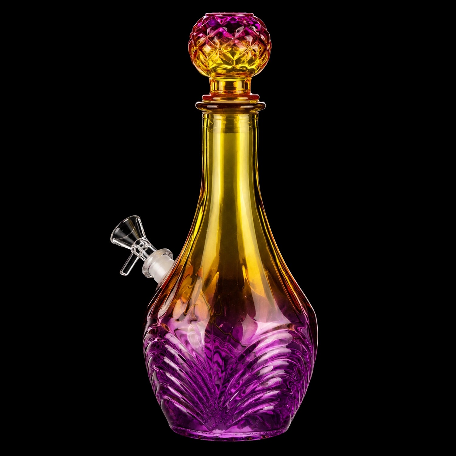 SeshGear Vintage Ombre Glass Water Pipe - 11" / 14mm F / High Stripe / Colors Vary