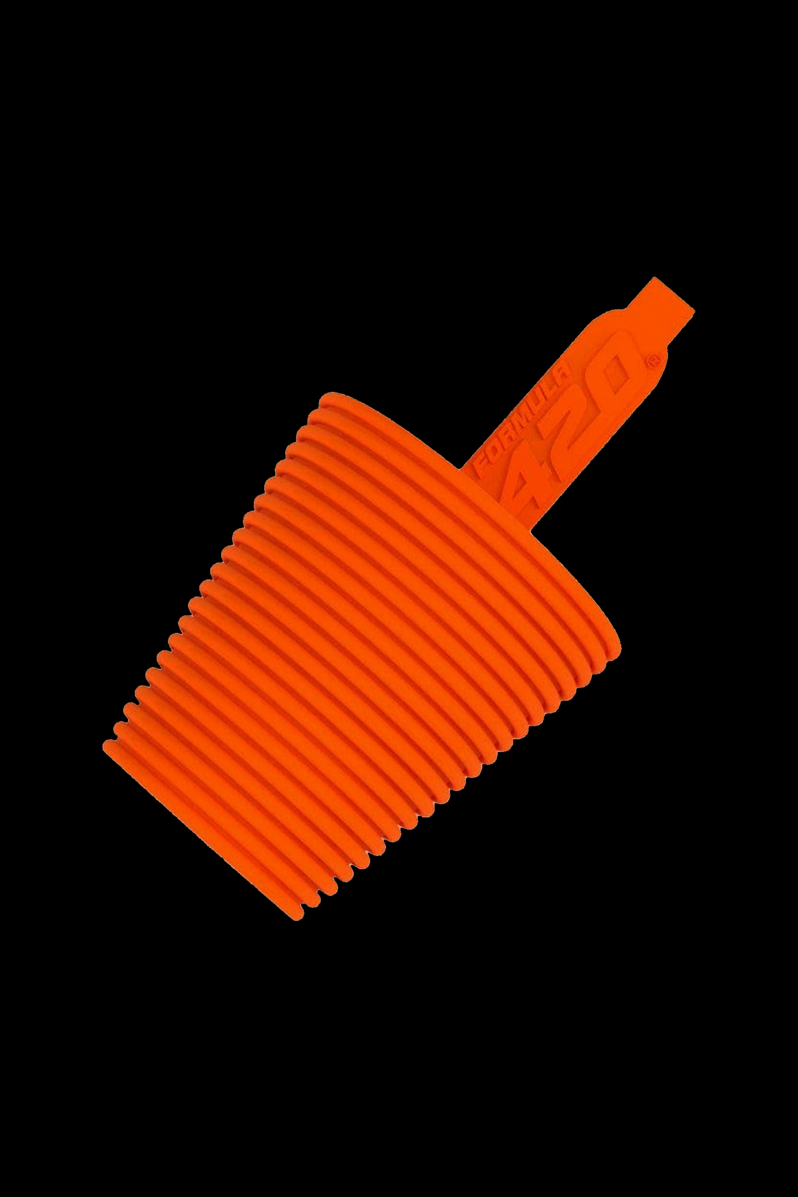 Orange cannabis grinder card.