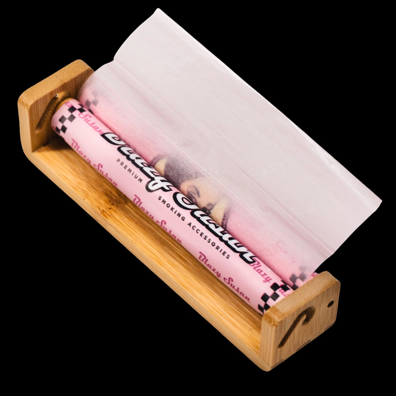 Blazy Susan Accessories, Bamboo Roller, King Size Regular 110mm, Display Box