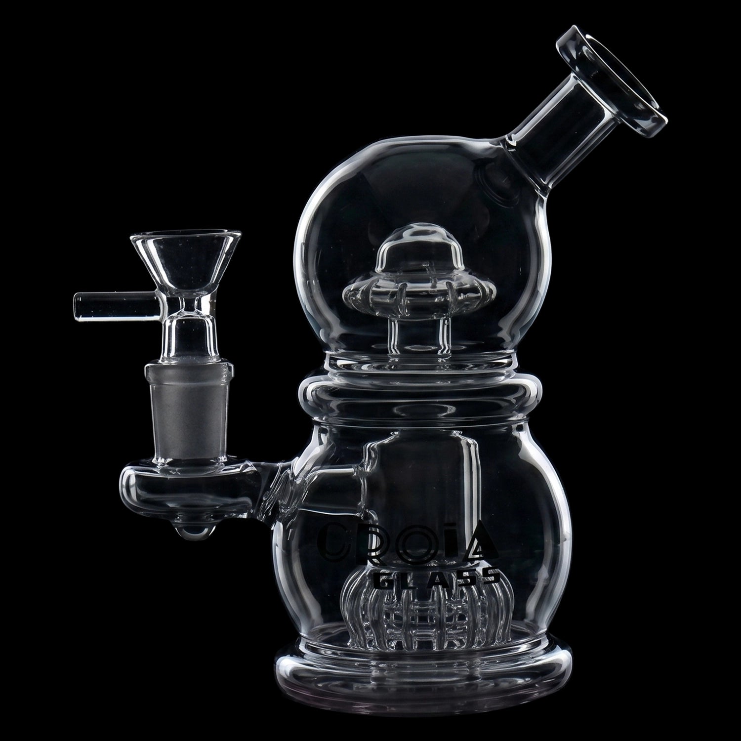 Croia Glass 6" Mini Egg Dab Rig with Crown Perc | Croia Glass