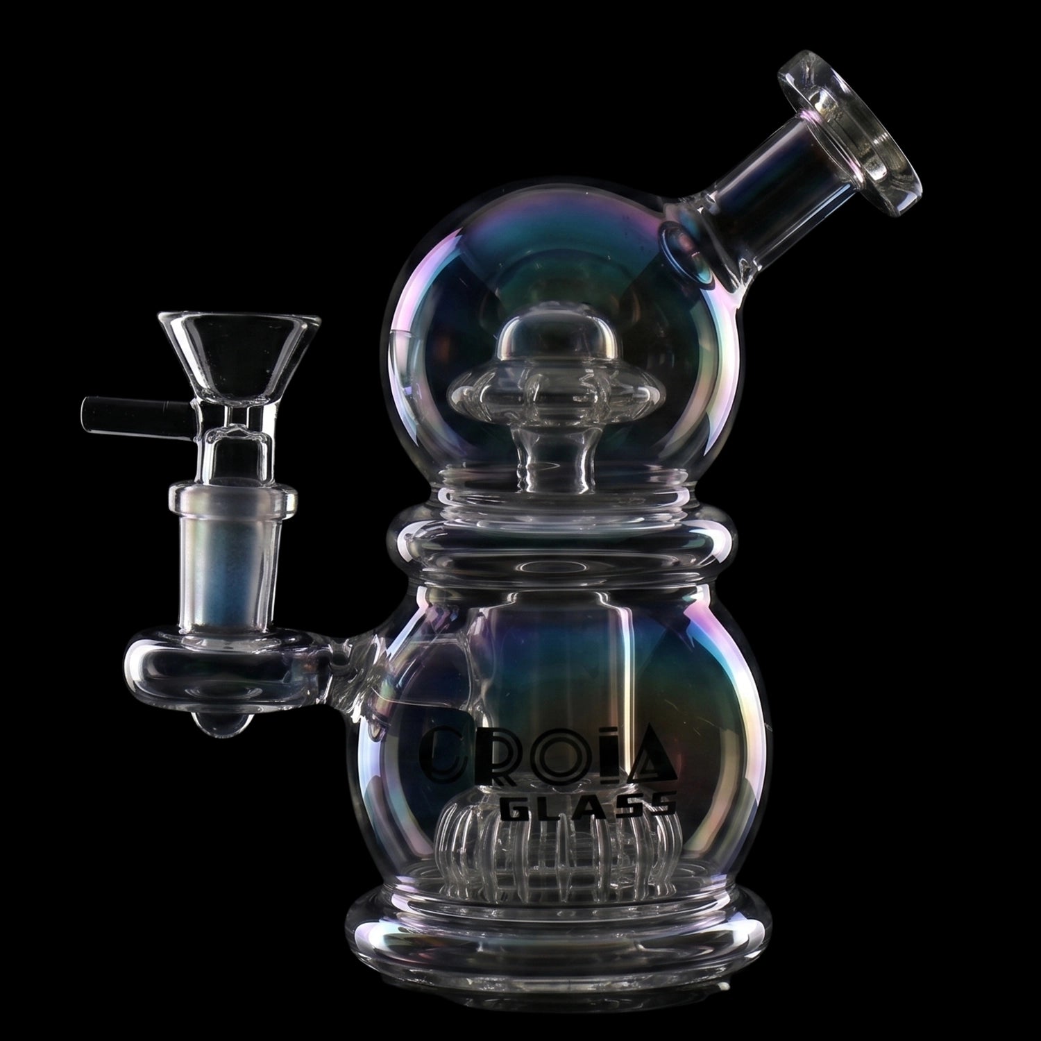 Croia Glass 6" Mini Egg Dab Rig with Crown Perc | Croia Glass