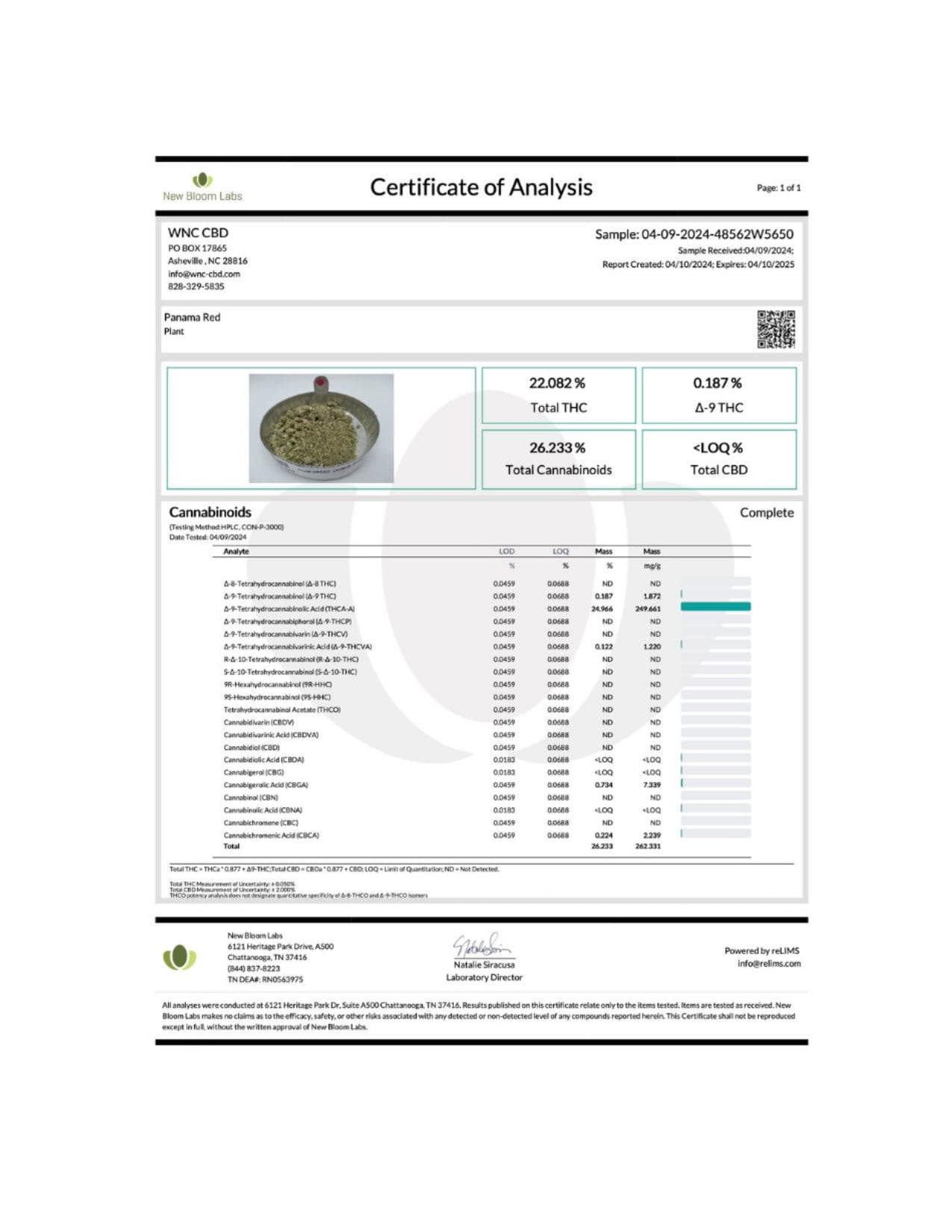 WNC CBD High THCA Indoor Living Soil Flower | 3.5g