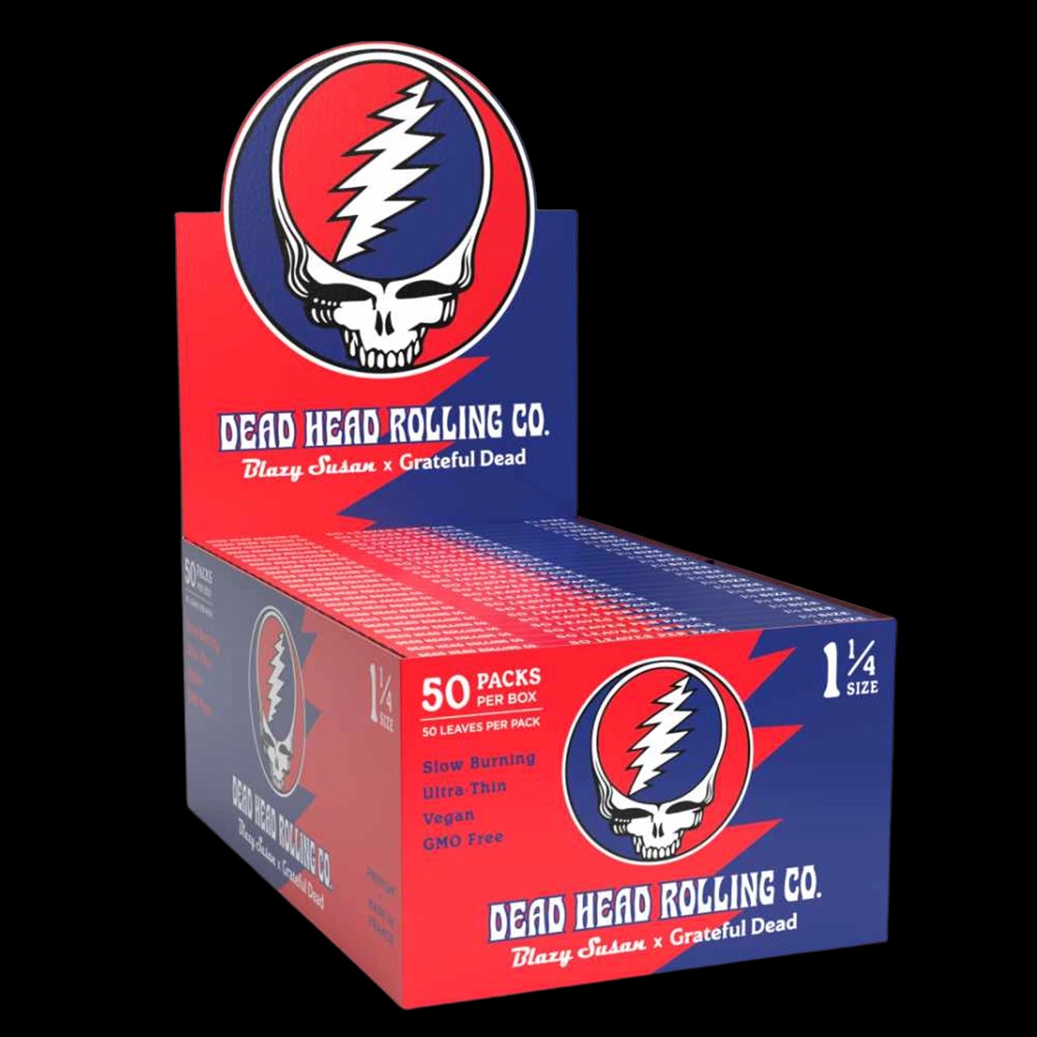 Blazy Susan Grateful Dead Rolling Papers - 1-1/4" - Display Box