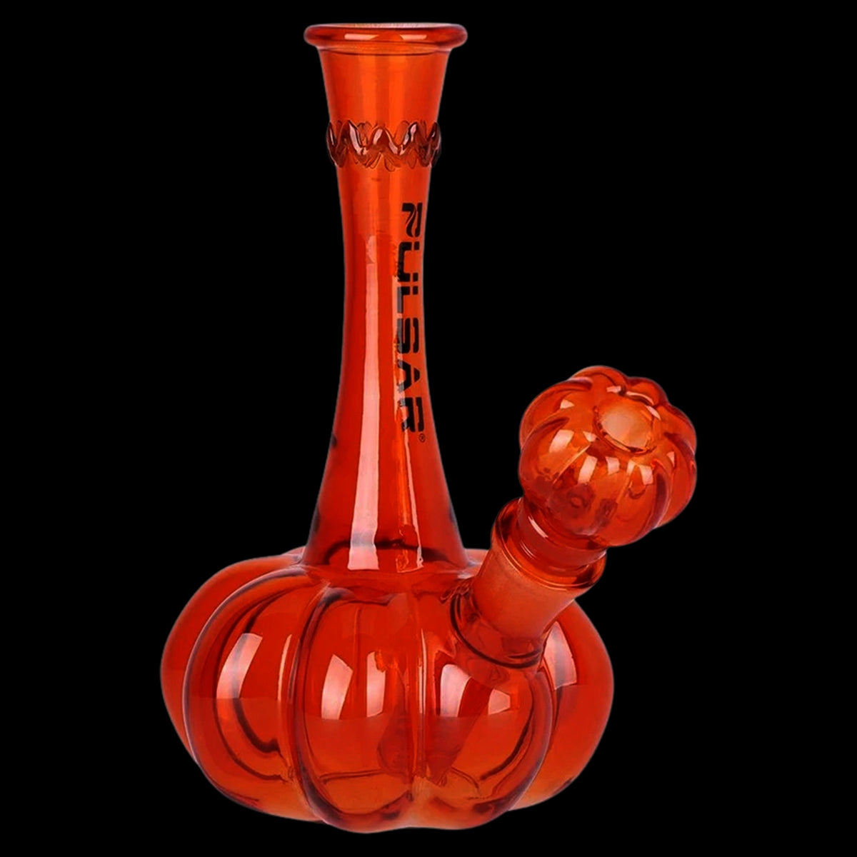 Pulsar Pumpkin Glass Bong - 7.25" / 14mm F