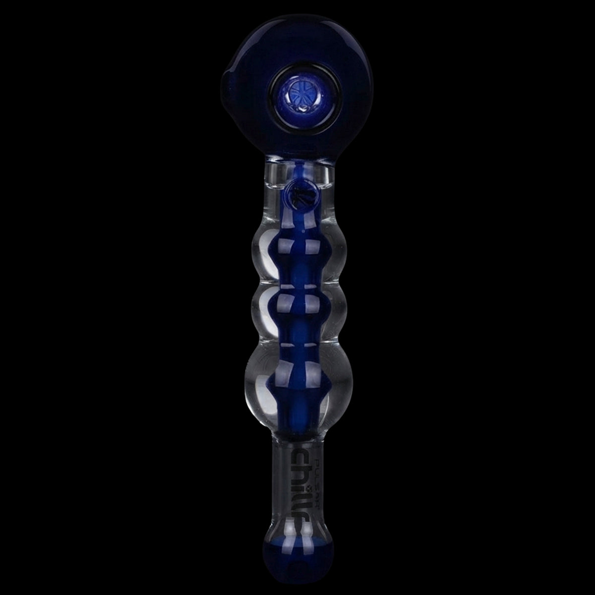 Pulsar Chillr Glycerin Glass Hand Pipe - 7.5" / Blue