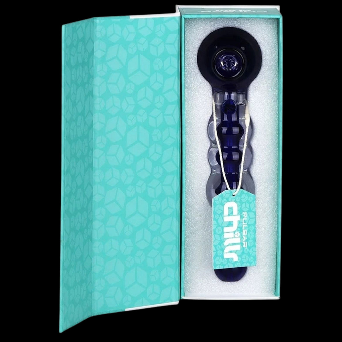 Pulsar Chillr Glycerin Glass Hand Pipe - 7.5" / Blue
